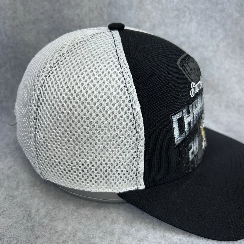 Pittsburgh Penguins 2016 Stanley Cup Champions 47 Brand Mesh Snapback Hat Cap